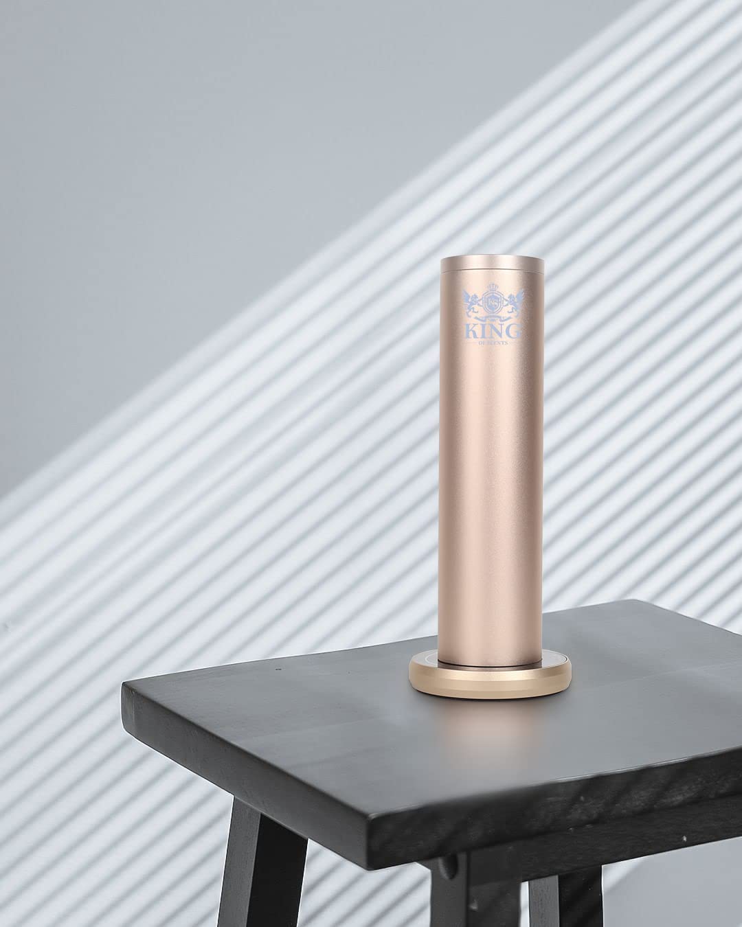 KING OF SCENTS BT Bluetooth Aroma Essential Oil Diffuser Fragrance Diffuser, Cold-Air Diffusion Scent Machine - Silver (Pack of 3)
