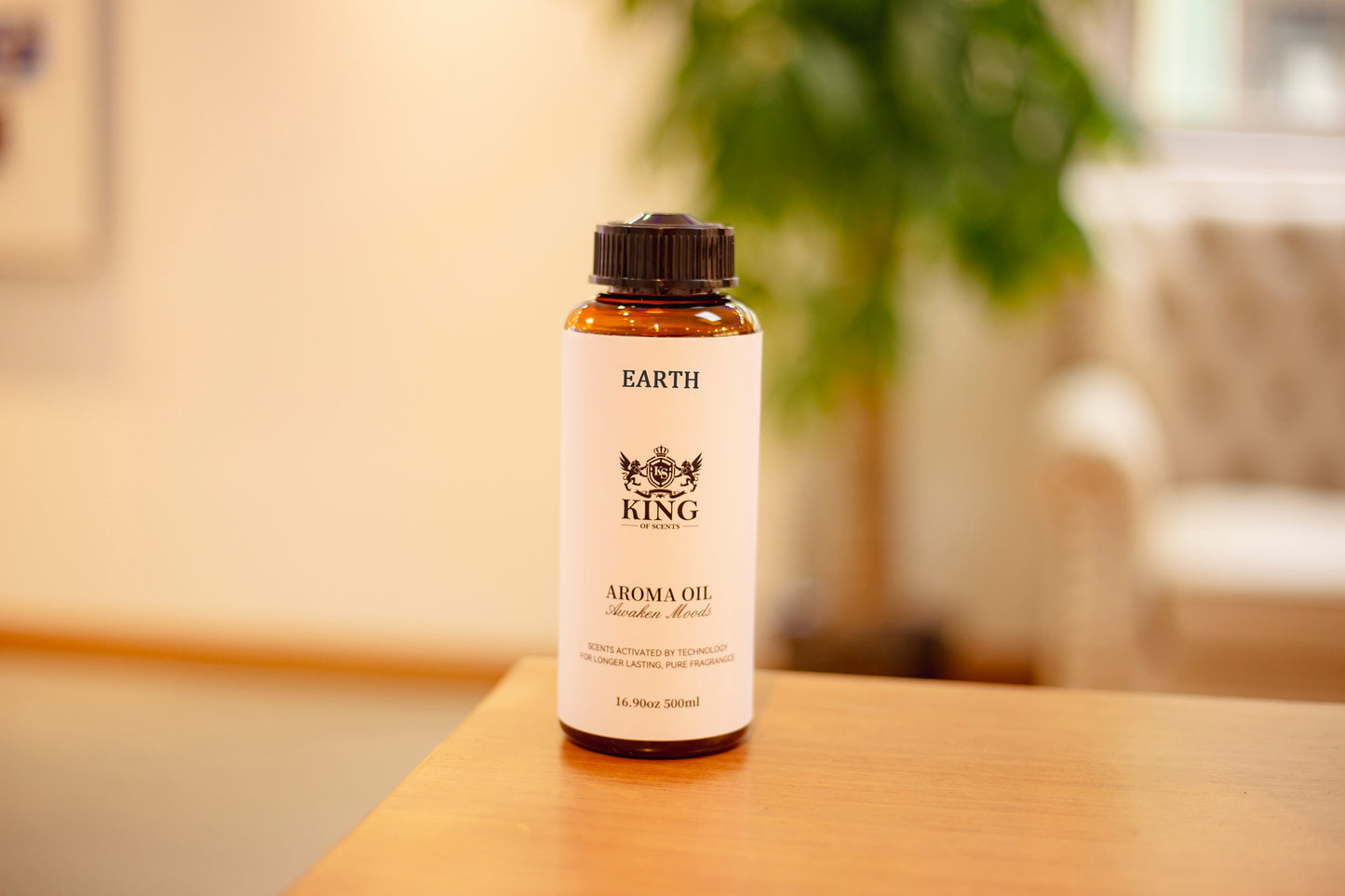 King Of Scents Earth for Aroma Oil Scent Diffusers - (10ml-100ml-500 Milliliter)