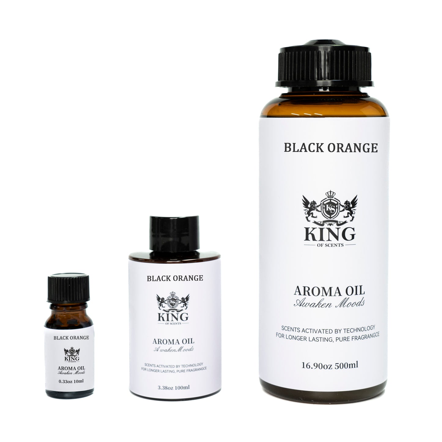 King Of Scents Black Orange for Aroma Oil Scent Diffusers - (10ml -100ml-500 Milliliter)