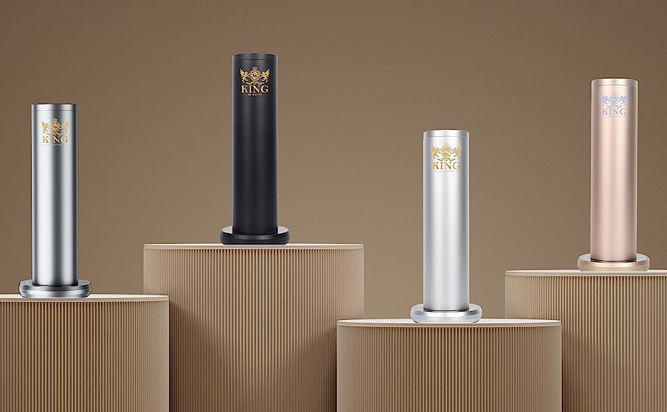 KING OF SCENTS BT Bluetooth Aroma Essential Oil Diffuser Fragrance Diffuser, Cold-Air Diffusion Scent Machine - Silver (Pack of 3)