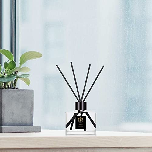 King of scents Aroma Reed Diffuser (120ml) Shangri-La Reed Diffuser Set,Reed Diffuser & Oil Diffuser Sticks, Home & Kitchen Décor,Fragrance and Gifts