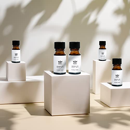 King Of Scents Diffuser Aroma Oils Blend Collection | Nile Garden + Omega + Orchid + Oriental Journey + Pachuli - 10ml