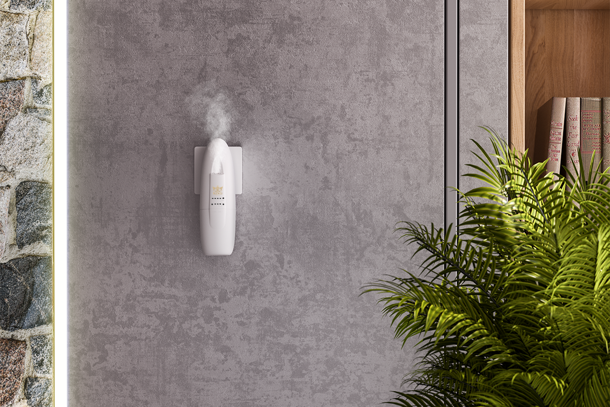 King of scents Aroma Diffuser - Up to 500 Sq. FT Coverage - Nanotechnology Plug in Oil Diffuser for Essential Oils -for Home and Office - Wall Silent & Waterless Oil Diffuser (White+ black )
