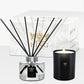 KING OF SCENTS Reed Diffuser (120ml) Westin White Tea Reed Diffuser + Candle Set,Reed Diffuser & Oil Diffuser Sticks, Aromatherapy, Home & Kitchen Décor,Fragrance and Gifts…