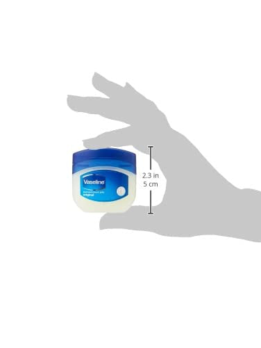 Vaseline Unscented Petroleum Jelly 50ml - Whole Body Moisturizer for Dry Skin, 1.69oz