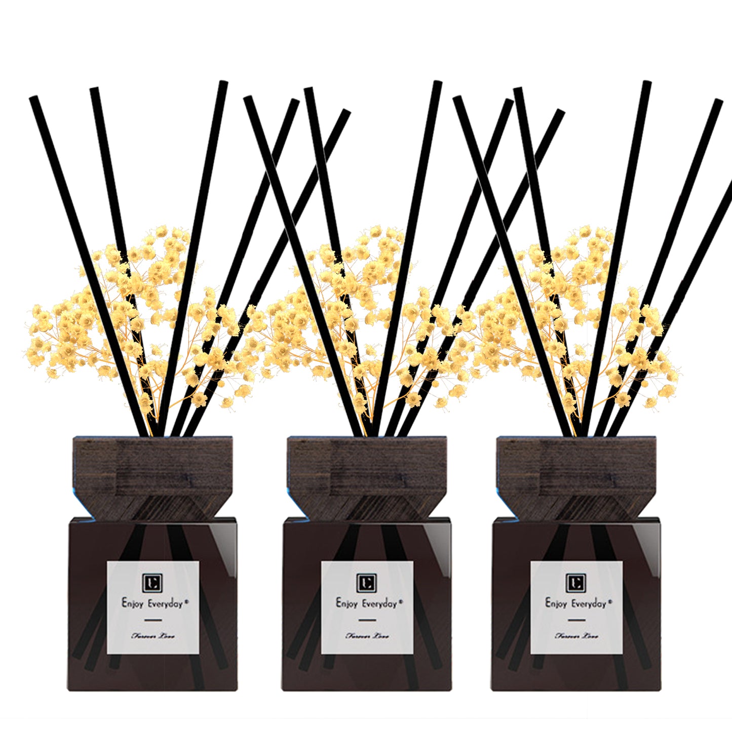 Love Language Reed Diffuser Set,Reed Diffuser & Oil Diffuser Sticks with Flower, Aromatherapy, Home & Kitchen Décor,Fragrance and Gifts