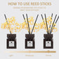 Love Language Reed Diffuser Set,Reed Diffuser & Oil Diffuser Sticks with Flower, Aromatherapy, Home & Kitchen Décor,Fragrance and Gifts