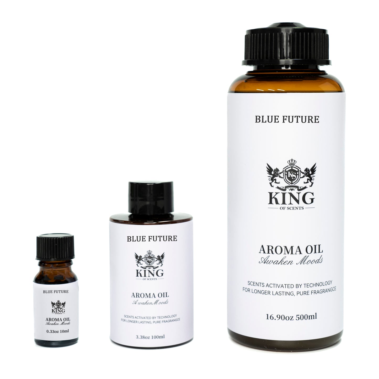 King Of Scents Blue Future Aroma Oil Scent Diffusers - (10ml-100ml-500 Milliliter)