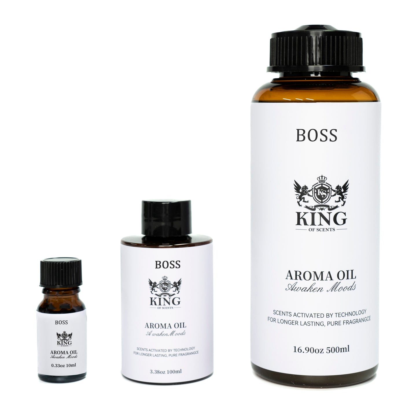 King Of Scents Boss for Aroma Oil Scent Diffusers - (10ml-100ml-500 Milliliter)